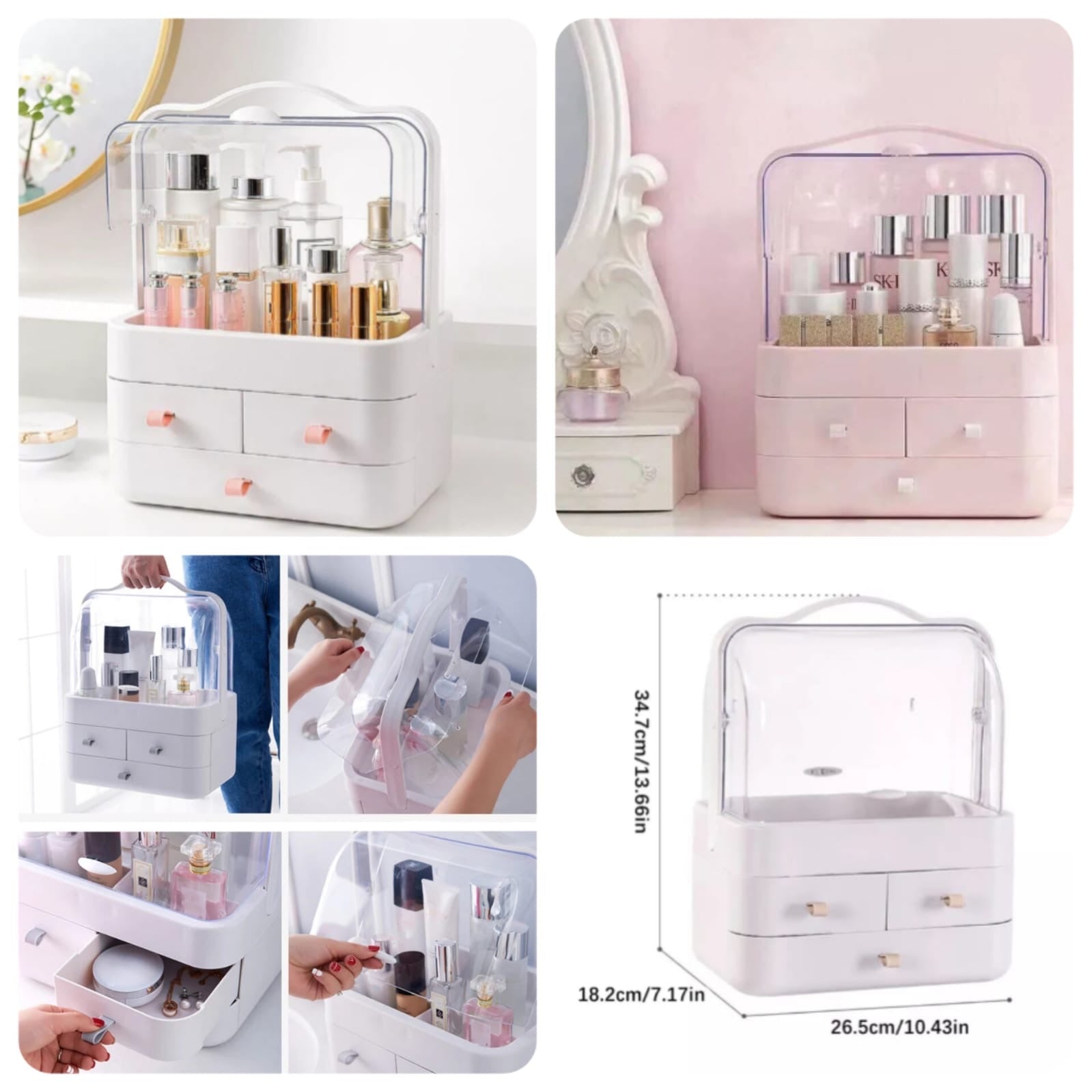 Dustproof Storage Cosmetic Box