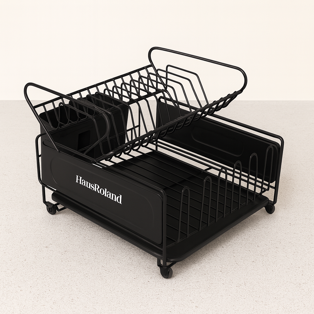 Haus Roland Dish Racker HausRoland Premium Dish Rack - Black – Smart Bazaar