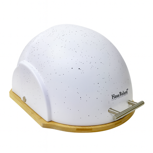 HausRoland Roll-Top Bread Box - White