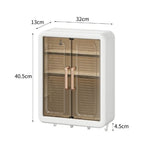 Wall-Mounted Storage Rack with Magnetic Suction
