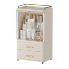 Desktop Cosmetics Storage Box, Large Capacity Makeup Brush Rack, Skin Care Product Storage Box