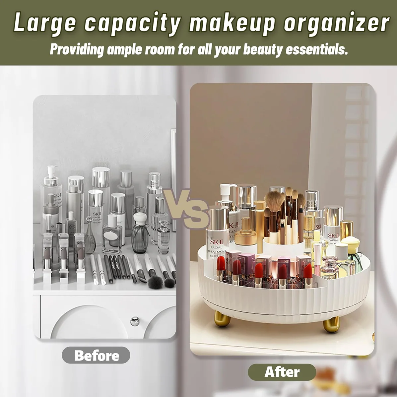 Spinning Skincare Lotion Organizer
