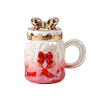 Modern Colorful Ceramic Coffee Mug With Lid