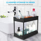 Double-Layer Multifunction Kitchen Storage Rack, Kitchen Storage Holder Sliding Seasoning Shelf Home Accessories