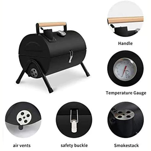 Heavy Duty Tabletop Barbecue Grill Charcoal for Outdoor