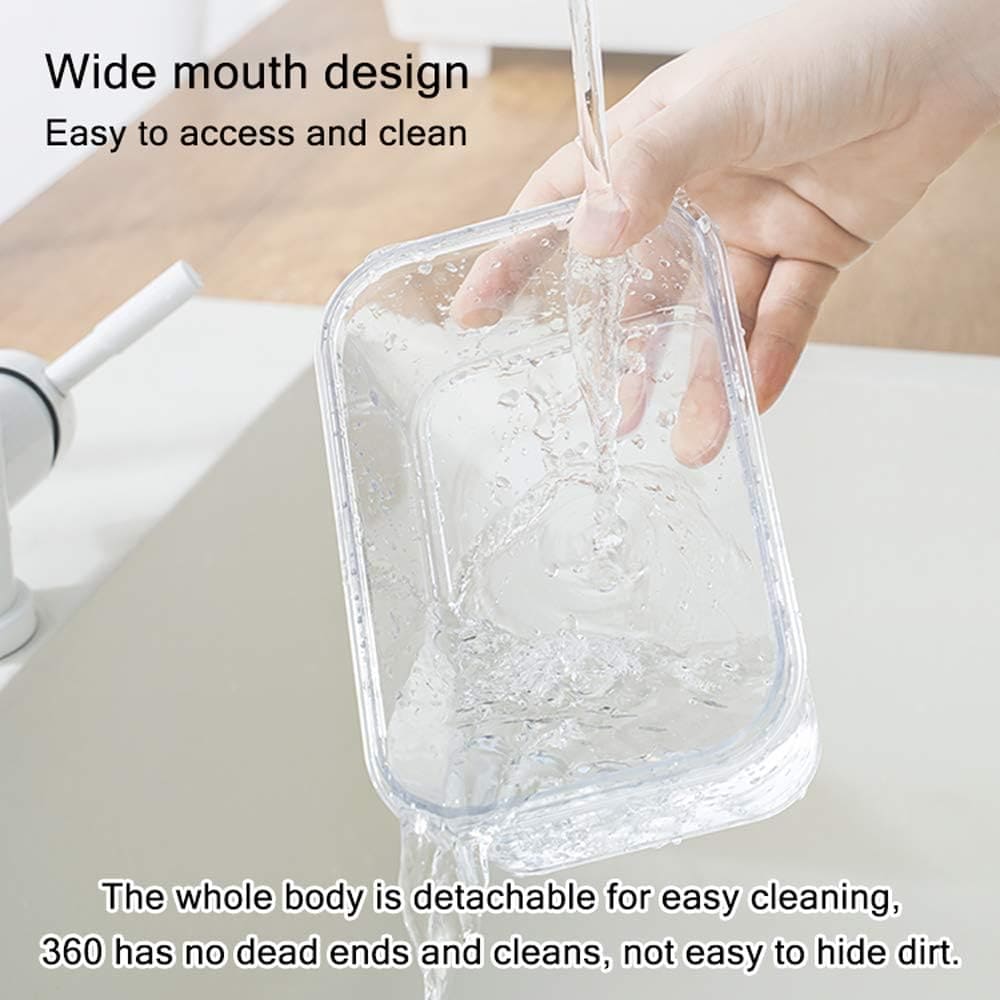 Glass Container Set of 3