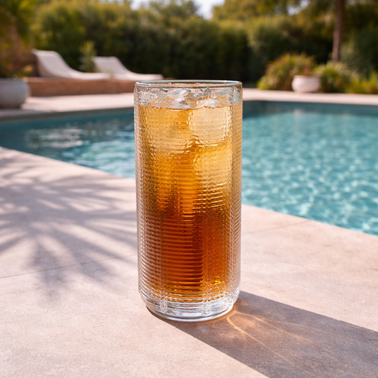 Crystal Round Glass Set - Set of 6