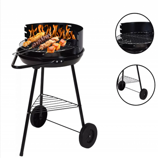 Open Grill Outdoor Portable Grill Round BBQ Plate