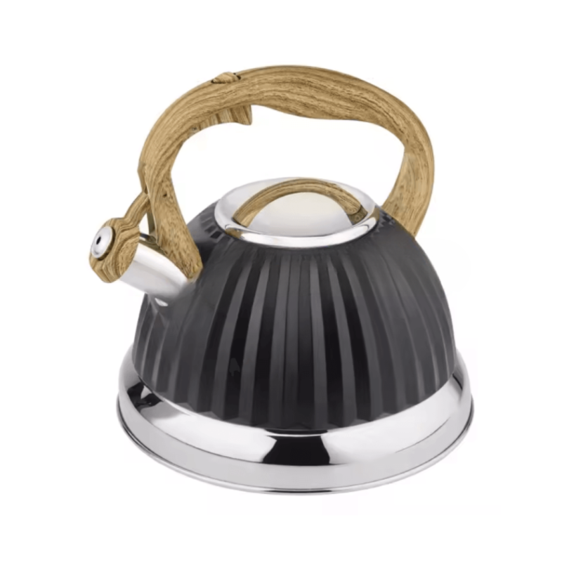 Stainless Steel Whistling Tea Kettle – Classic & Durable Design
