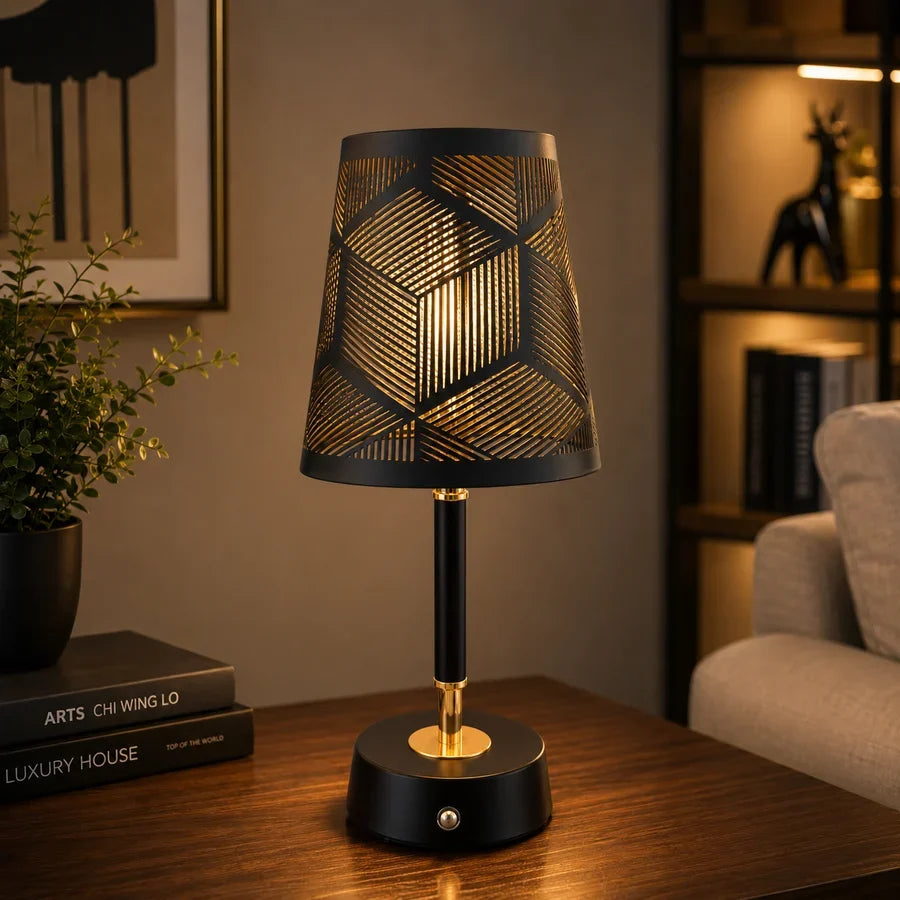 GeoLuxe Modern Table Lamp