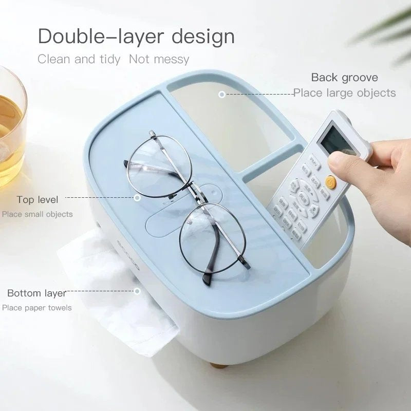 Multipurpose Desktop Tissue Box