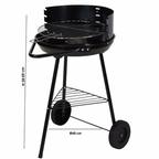 Open Grill Outdoor Portable Grill Round BBQ Plate