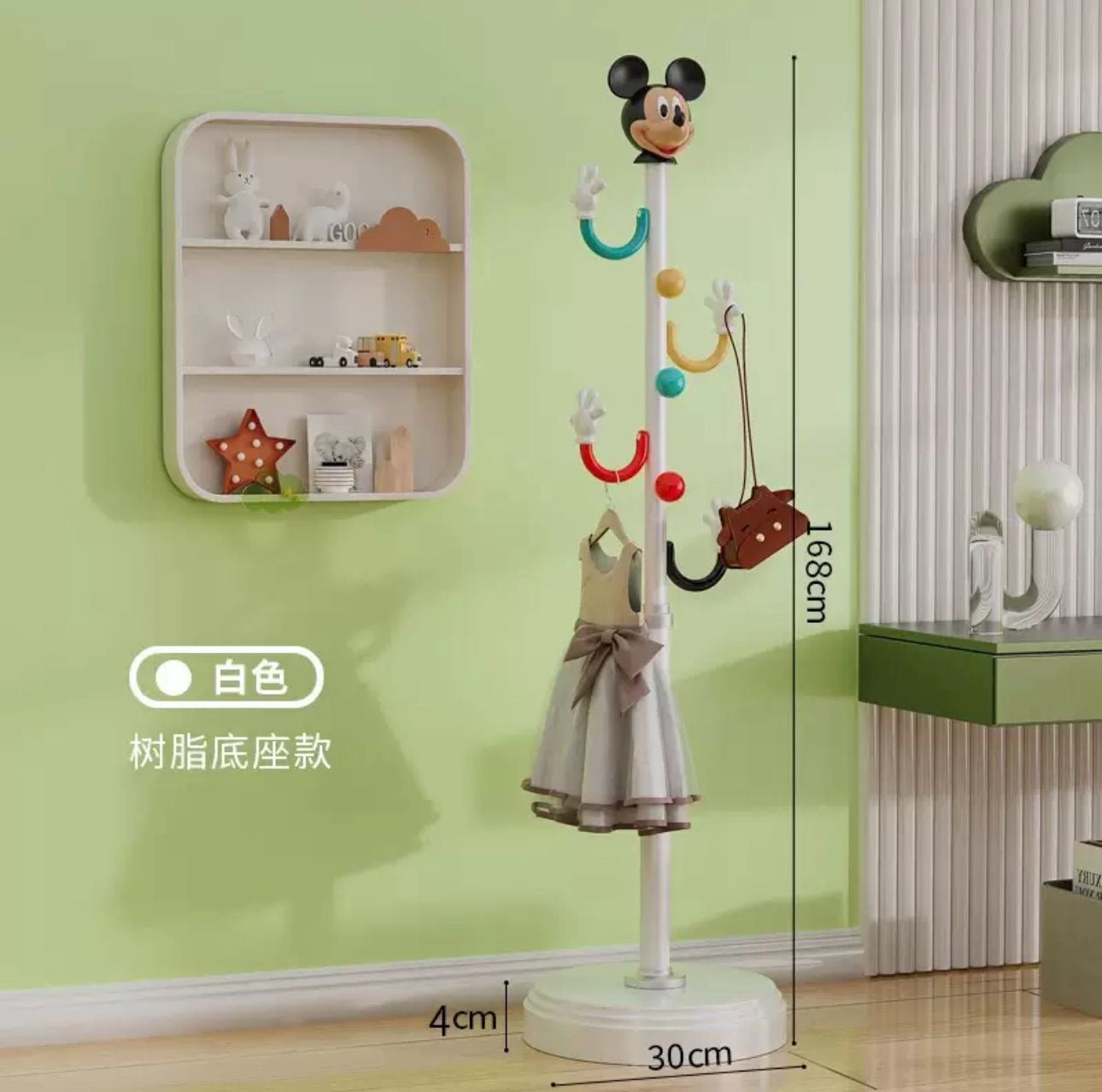 Mickey Mouse Modern Clothes Hanger Stand for Children and Adults