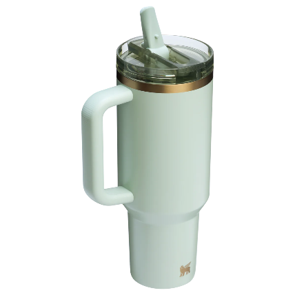 The Quencher ProTour Flip Straw Tumbler | 40 OZ - Gilded Celadon