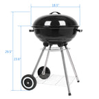 Apple Charcoal Stove BBQ Grill For Outdoor Cooking