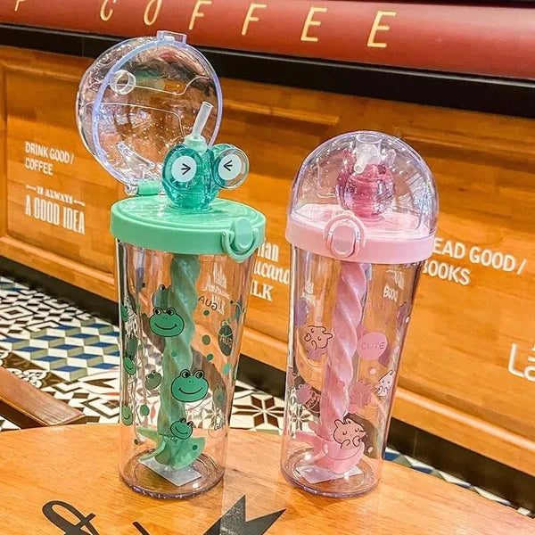 Stirring Straw Glass Acrylic