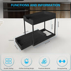Double-Layer Multifunction Kitchen Storage Rack