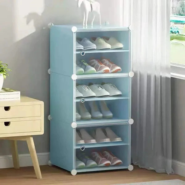 Attachable Cube Cabinets & Shoe Rack