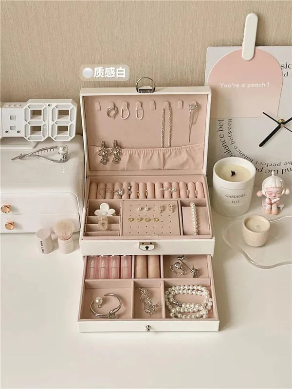 PU Leather Classic Jewelery Organizer