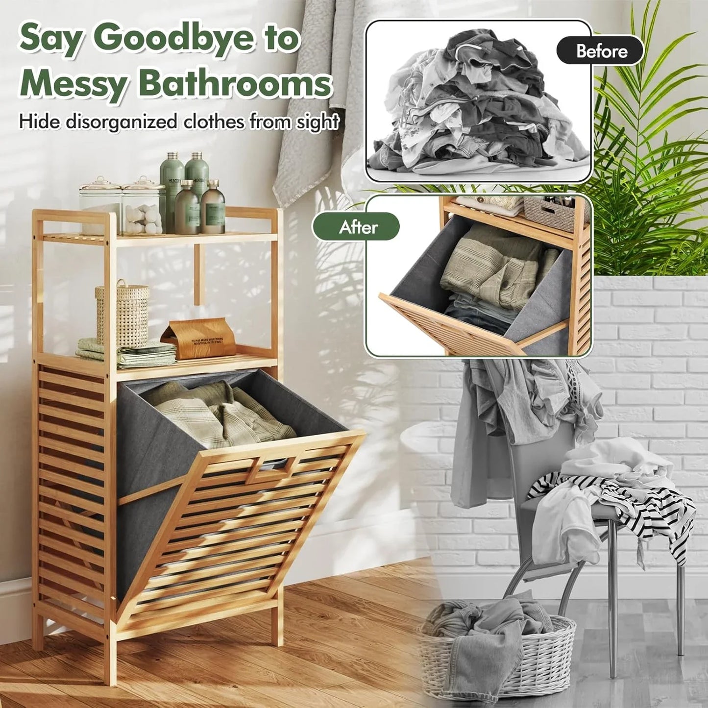 Bamboo Laundry Basket