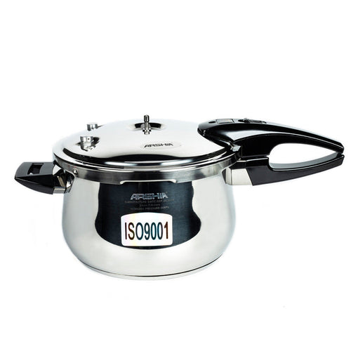 ARSHIA PREMIUM STAINLESS STEEL PRESSURE COOKER 26CM WITH ALUMINIUM BASE