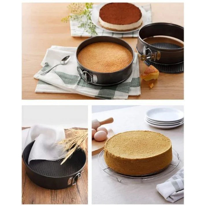 3Pcs Round Cake Mould