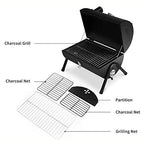 Heavy Duty Tabletop Barbecue Grill Charcoal for Outdoor