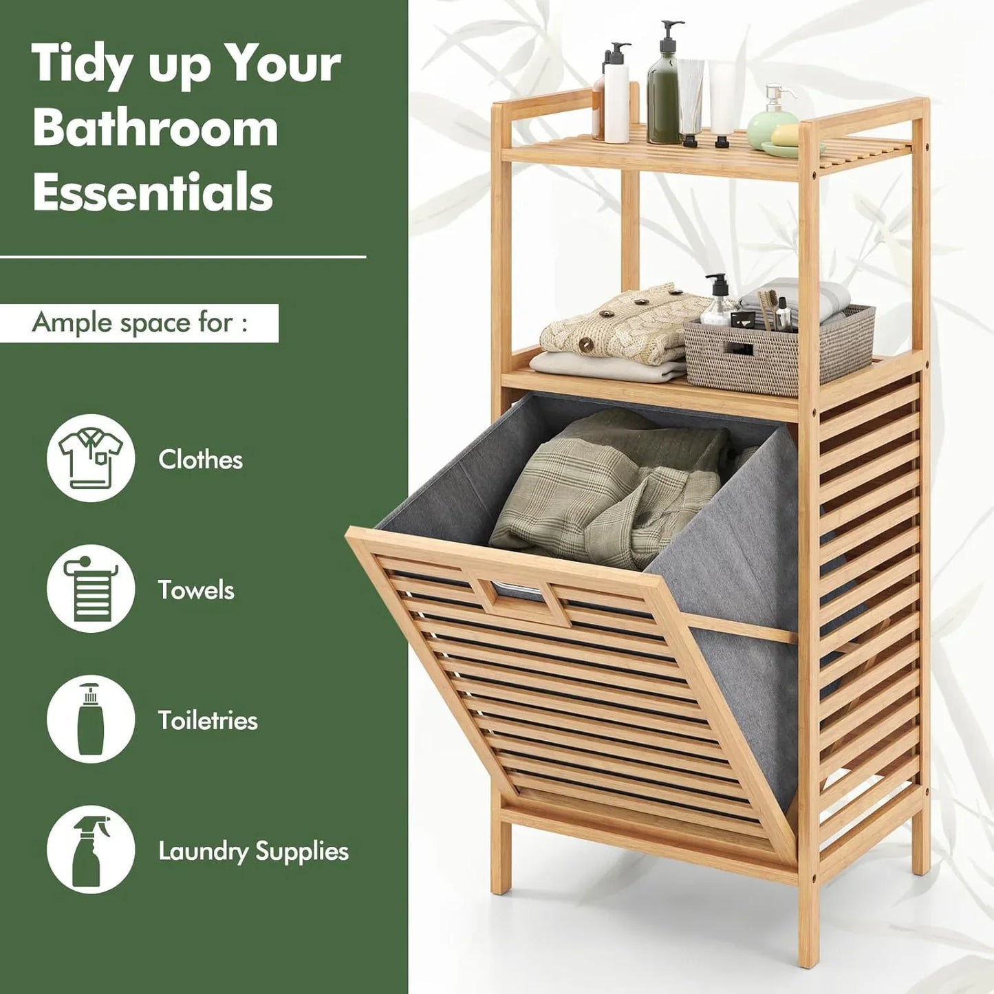 Bamboo Laundry Basket
