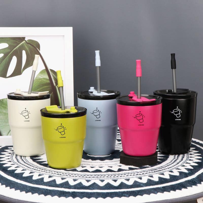 New Korean Style Insulated Mug Portable Thermal Drinking Cup