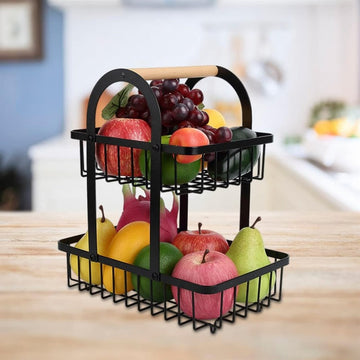 2-TIER KITCHEN COUNTERTOP FRUIT RACK