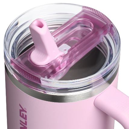 THE QUENCHER PROTOUR FLIP STRAW TUMBLER | 40 OZ Cherry Blossom