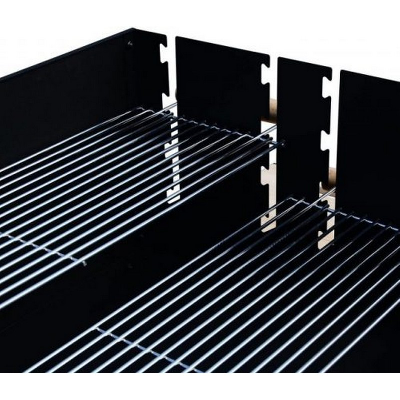 Portable Outdoor BBQ Grill Charcoal Grill Rack Smoker With Wheels