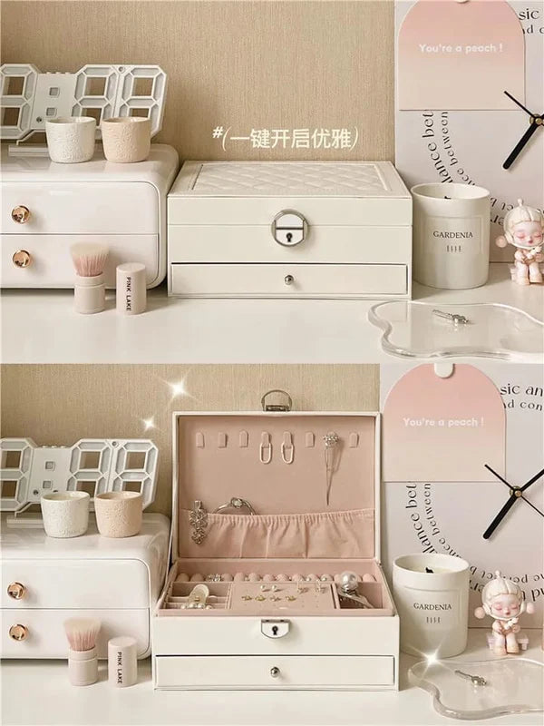 PU Leather Classic Jewelery Organizer