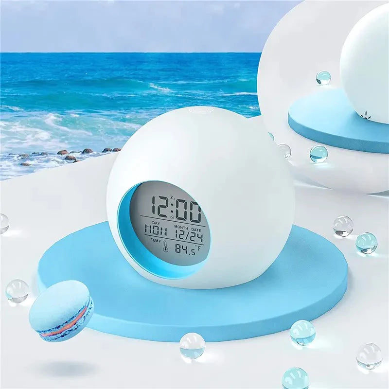 Digital Alarm Clock, 7 Color