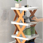 Simple Shoe Rack Shoe Storage Organizer, Compact Shoe Shelf (5 Layer)