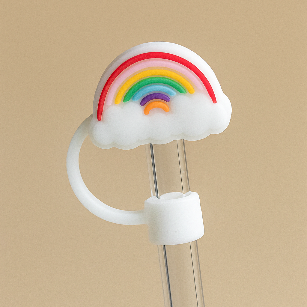 Rainbow Style Straw Stopper