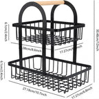 2-TIER KITCHEN COUNTERTOP FRUIT RACK