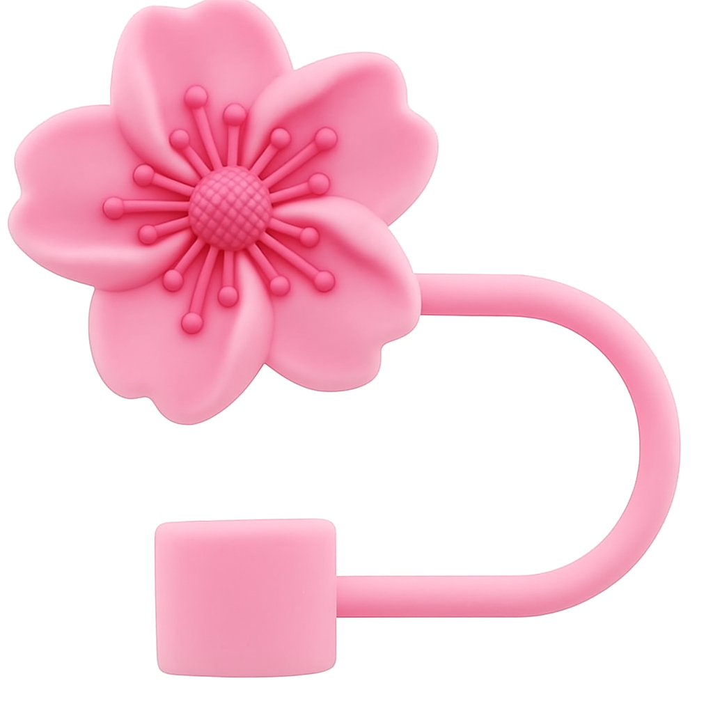Flower Style Straw Stopper