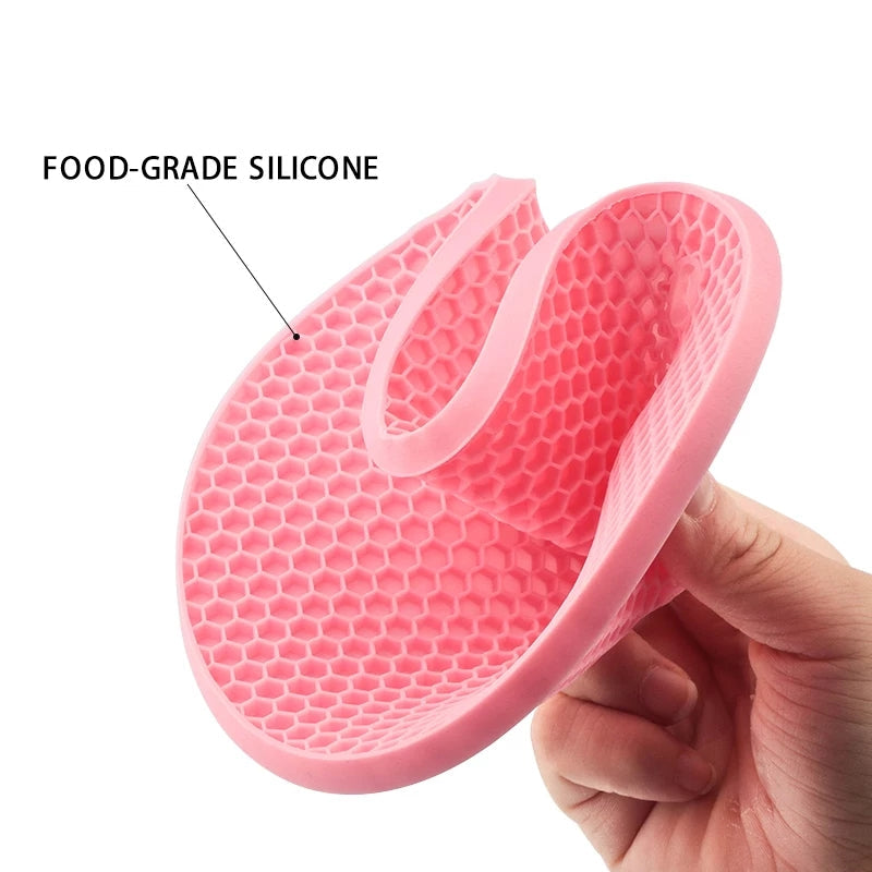 Silicone Pot Mat Round, Heat Resistant Non Slip