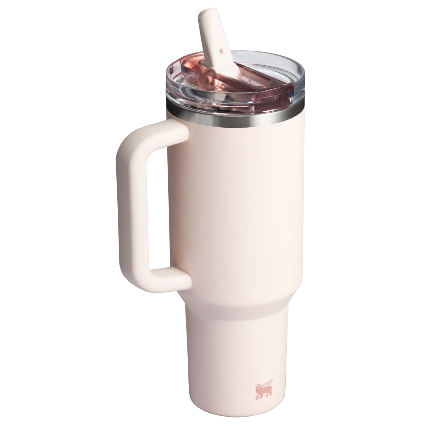 The Quencher ProTour Flip Straw Tumbler | 40 OZ - Rose Quartz