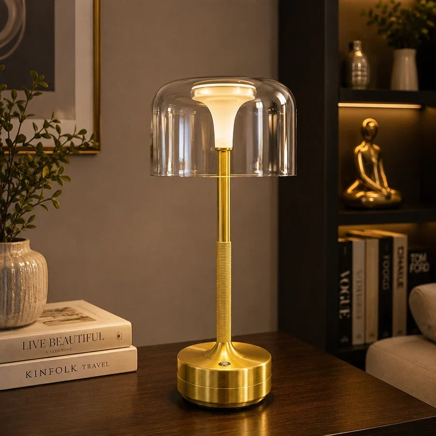 Floral Radiance Modern Table Lamp
