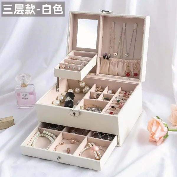 PU Leather Classic Jewelery Organizer