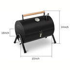 Heavy Duty Tabletop Barbecue Grill Charcoal for Outdoor