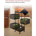 New Enhanced Multi Layer Rotating Kitchen Shelf