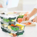 Glass Container Set of 3