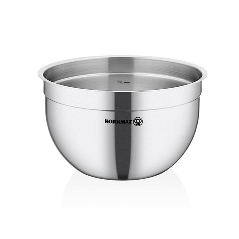 Korkmaz Proline Gastro Mixing Bowl 20x13 (Satin)