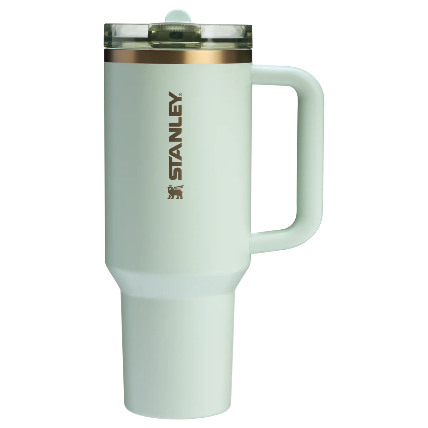The Quencher ProTour Flip Straw Tumbler | 40 OZ - Gilded Celadon