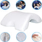 Rebound Pressure Pillow Memory Foam Arch Pillow, 6 In 1 Multifunction Neck-Protection Pillow With Washable Cover (White)