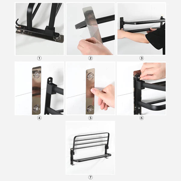 2 Tier Towel Holders For Bathrooms
