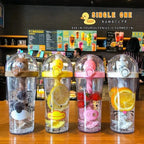 Stirring Straw Glass Acrylic